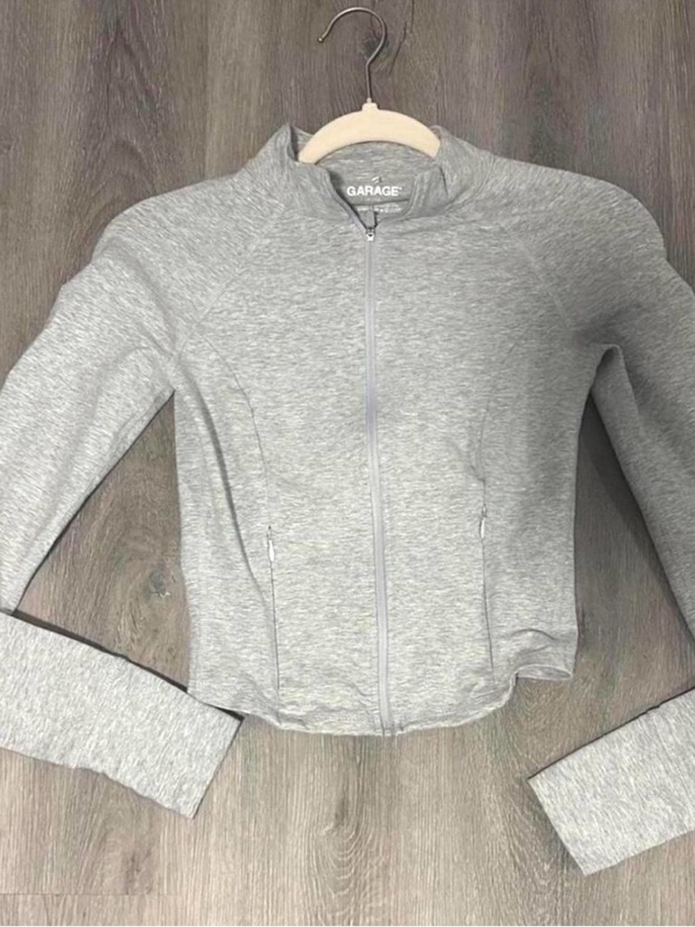 Garage Active Double Zip Jacket Light Gray
